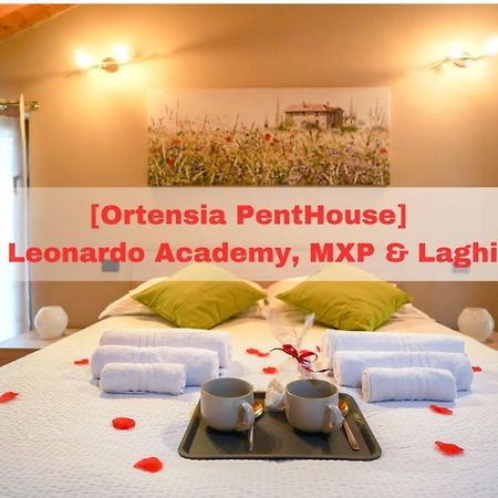 Ortensia Penthouse Leonardo Academy, Mxp & Laghi Sesto Calende Ngoại thất bức ảnh