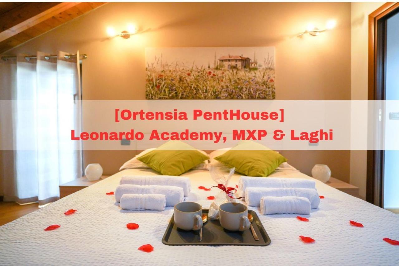 Ortensia Penthouse Leonardo Academy, Mxp & Laghi Sesto Calende Ngoại thất bức ảnh